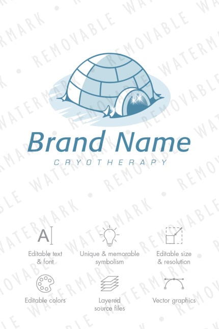 Template #76160 Freeze Cold Webdesign Template - Logo template Preview