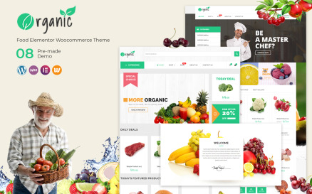 Organic - Food Elementor WooCommerce Theme