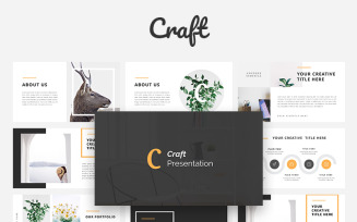 Craft Portfolio PowerPoint template