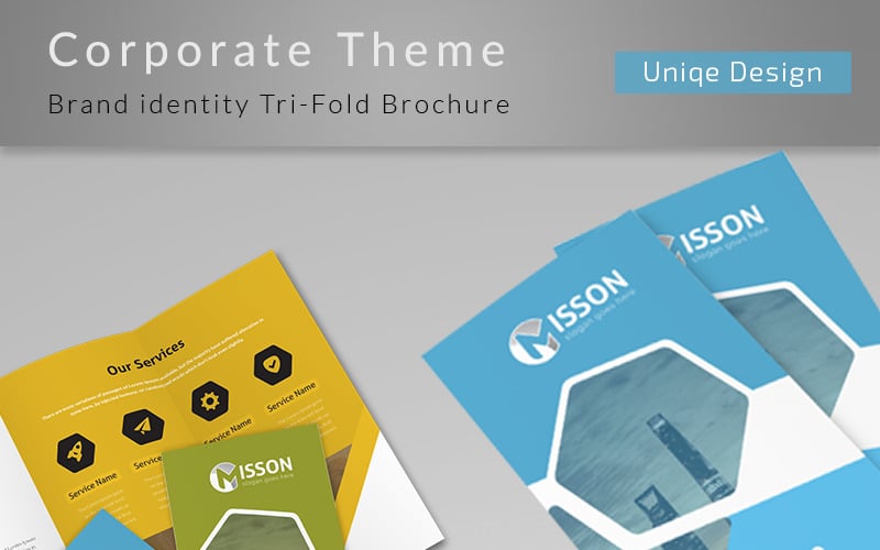 Creative Trifold Brochure - Corporate Identity Template