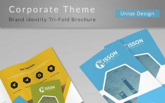 Creative Trifold Brochure - Corporate Identity Template
