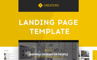 Creators | Responsive Landing Page Template