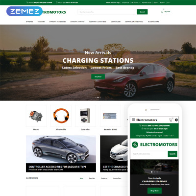 57 Best Cars Motorcycles Opencart Templates Templatemonster