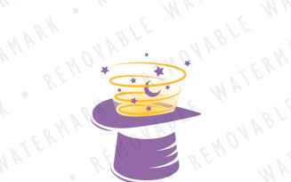 Magical Hat Logo Template