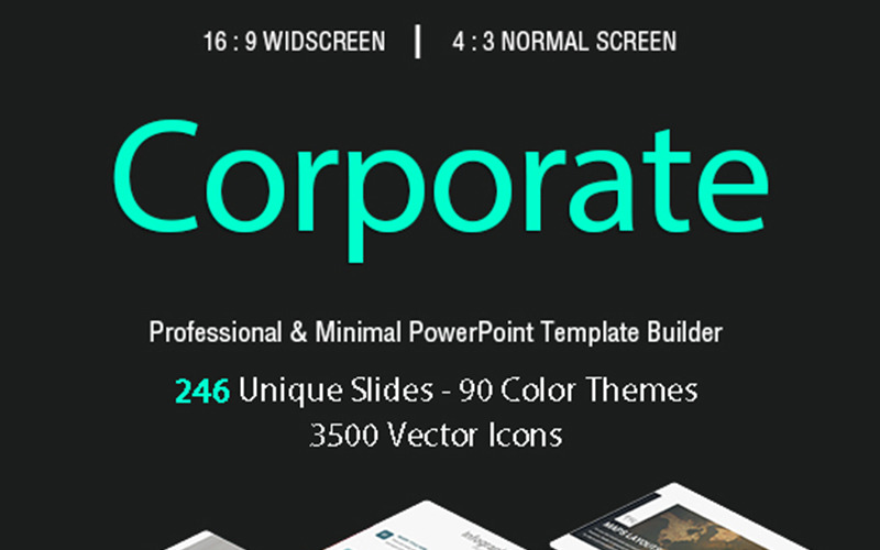 Pix - Corporate 2 in 1 PowerPoint template PowerPoint Template
