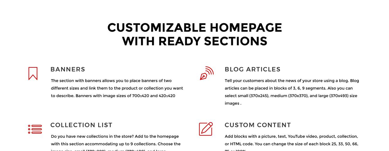 автомобили и мотоциклы современная тема shopify