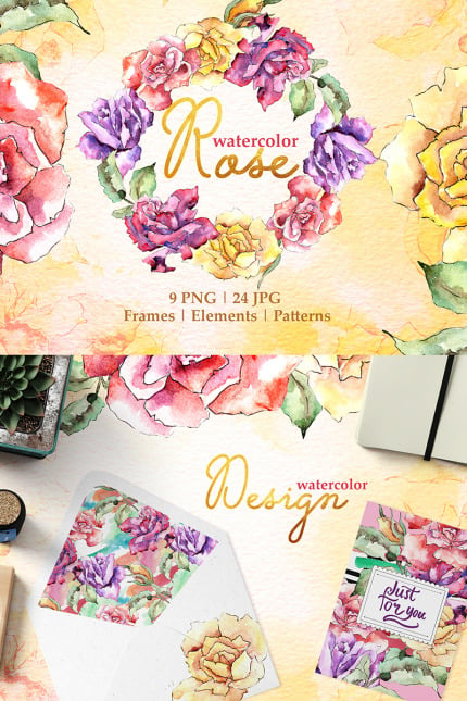 Template #76282 Multi-colored Watercolor Webdesign Template - Logo template Preview