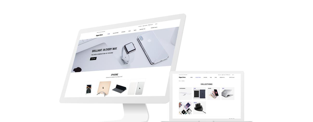 электроника и гаджеты clean shopify тема