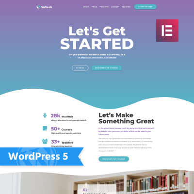 教育和书籍WordPress模板