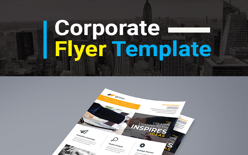 Creative Thinking Inspires PSD - Corporate Identity Template