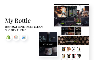 MyBottle - Drinks & Beverages Clean Shopify Theme