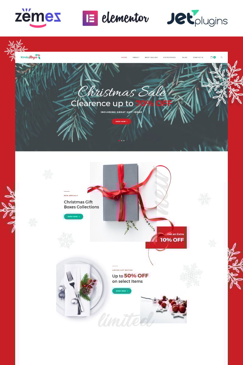 Responsive Kinda Magic - Magical And Inspiring Christmas Woocommerce #76261 - Ekran resmi