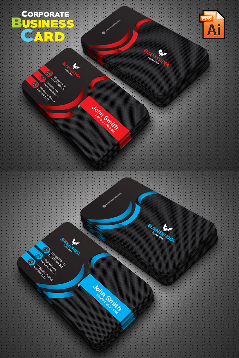 Šablona firemního stylu "Professional Business Card" #76215 - screenshot