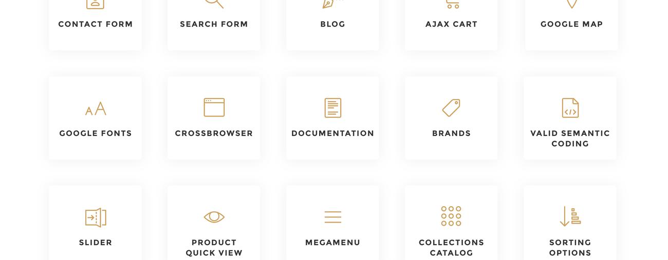 духи отзывчивая роскошная тема shopify