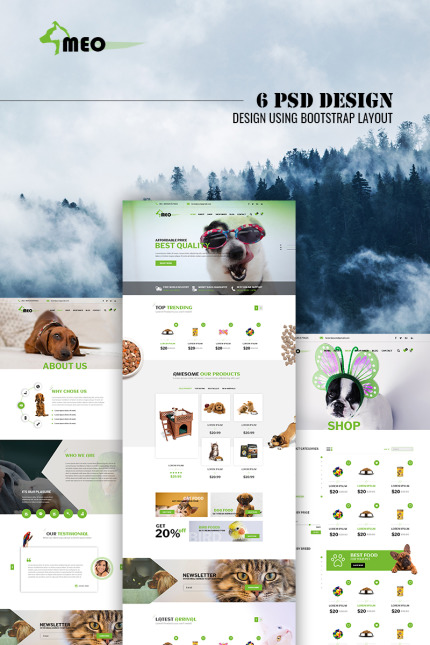 Template #76363 Store Petstore Webdesign Template - Logo template Preview