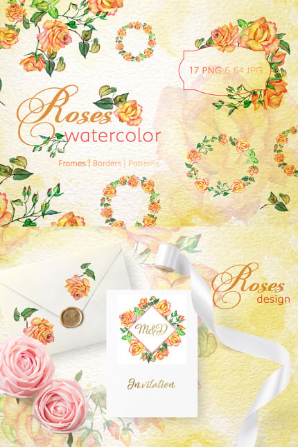 Template #76364 Watercolor Yellow Webdesign Template - Logo template Preview