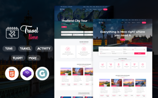 TravelTime - Complete Tour & Travel Agency WordPress Theme