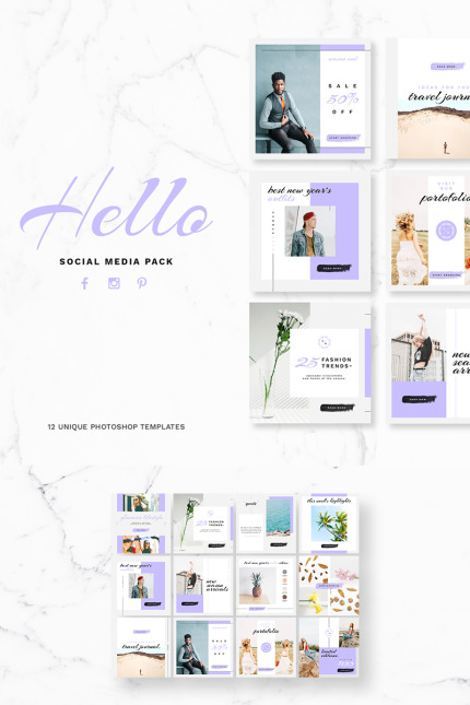 Template #76476 Facebook Fashion Webdesign Template - Logo template Preview