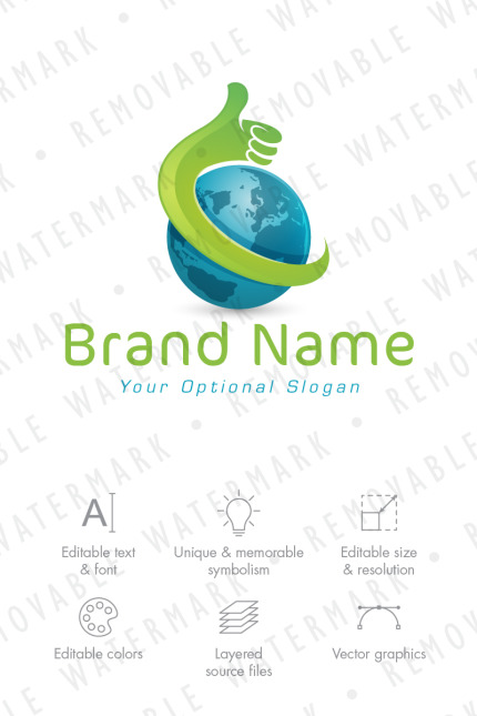 Template #76487 Ecology Safe Webdesign Template - Logo template Preview