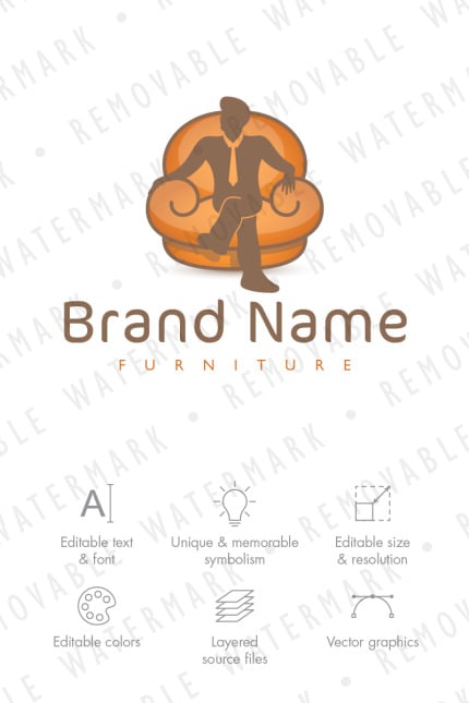 Template #76489 Furniture Luxury Webdesign Template - Logo template Preview