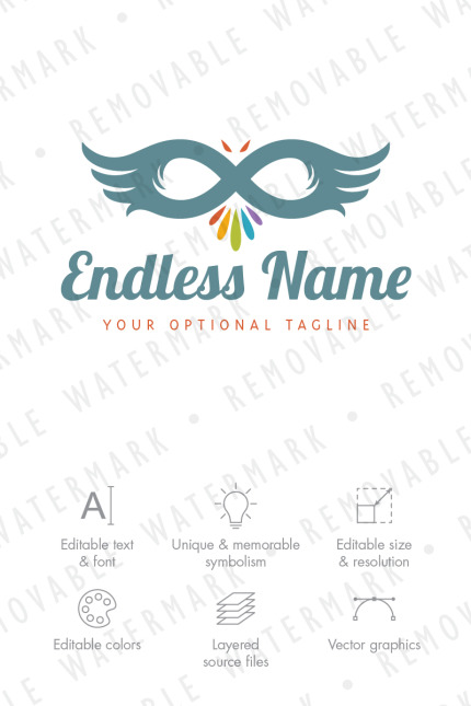 Template #76494 Bird Owl Webdesign Template - Logo template Preview
