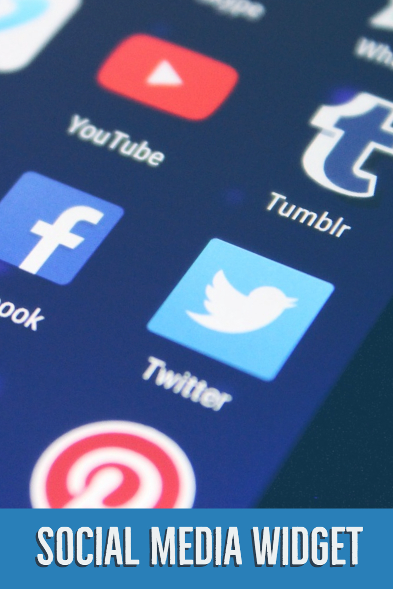 Social Media Widget Template Plugin WordPress №76475