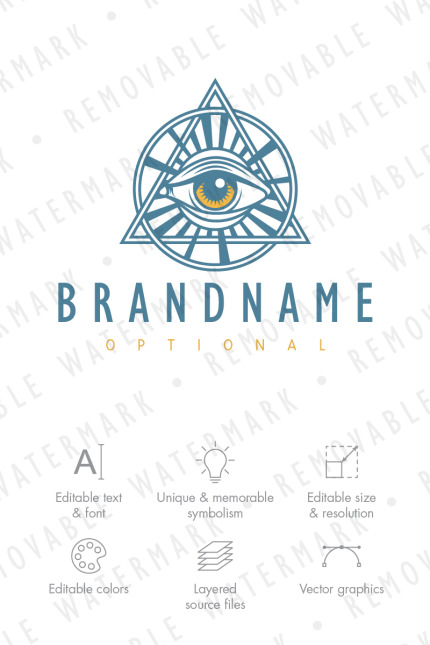 Template #76586 Eye God Webdesign Template - Logo template Preview