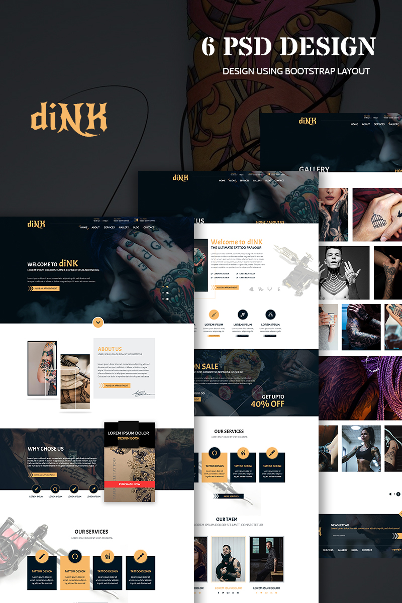 diNK - Multipurpose Directory PSD Template - screenshot