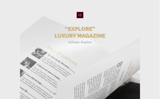 Explore Luxury Magazine - Corporate Identity Template
