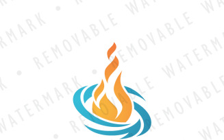 Fire Transformation Logo Template