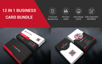 13 In 1 Business Card - Corporate Identity Template