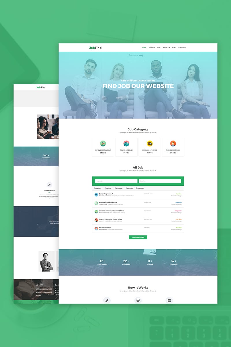 JobFind - Job Board WordPress Theme
