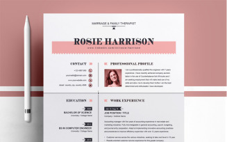 Rose Resume Template