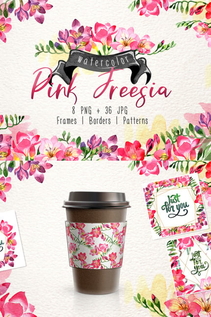 Template #76602 Freesia Watercolor Webdesign Template - Logo template Preview