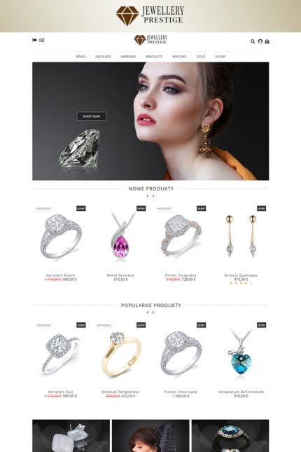 Template #76644 Jewellery Beauty Webdesign Template - Logo template Preview