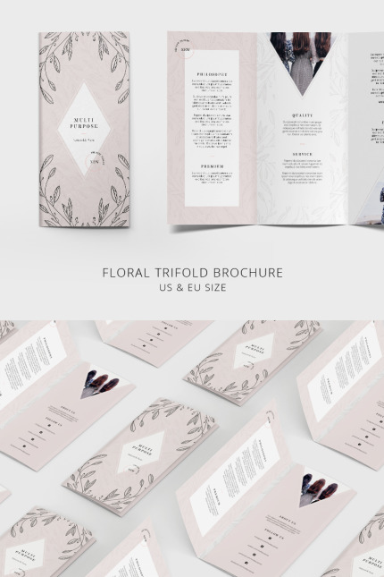 Template #76683 Trifold Brochure Webdesign Template - Logo template Preview