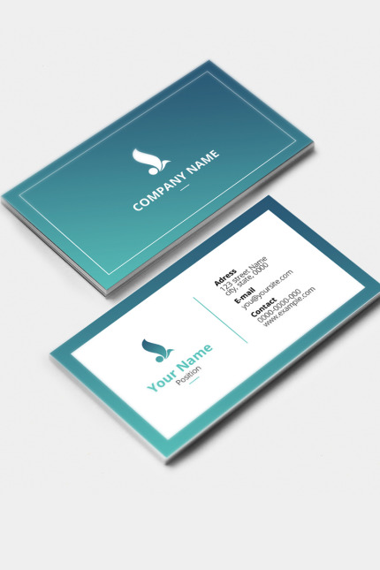 Template #76690 Card Visiting Webdesign Template - Logo template Preview