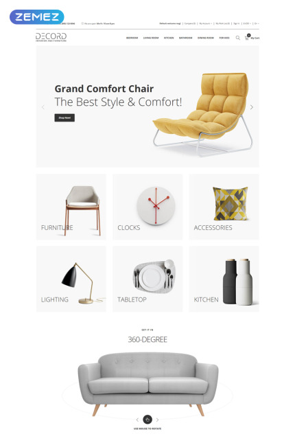 Template #76697 Furniture Opencart Webdesign Template - Logo template Preview