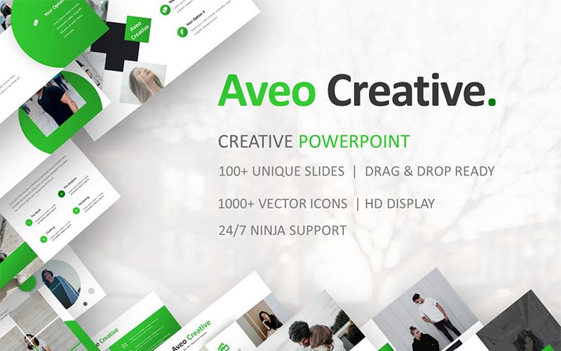 Aveo - PowerPoint template PowerPoint Template