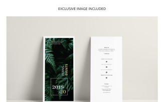 Ferns Trifold Event Flyer - Corporate Identity Template