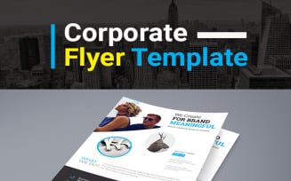 We Create For Brand Flyer PSD - Corporate Identity Template