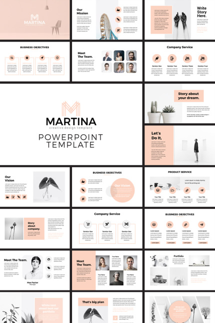 Template #76704 Powerpoint Business Webdesign Template - Logo template Preview