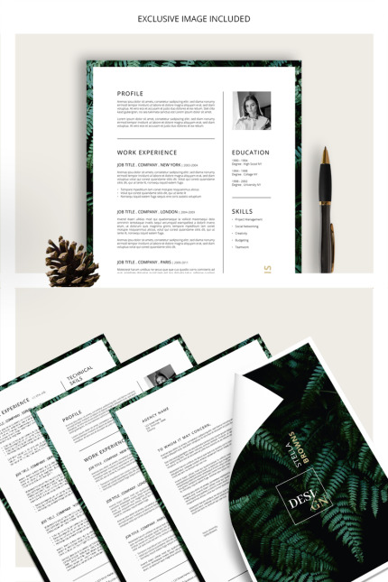 Template #76713 Cv Template Webdesign Template - Logo template Preview