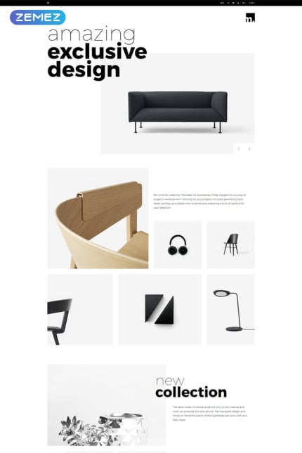 Template #76791 Ecommerce Furniture Webdesign Template - Logo template Preview