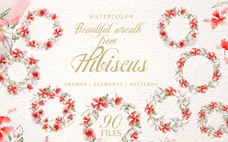 Hibiscus Watercolor Png - Illustration