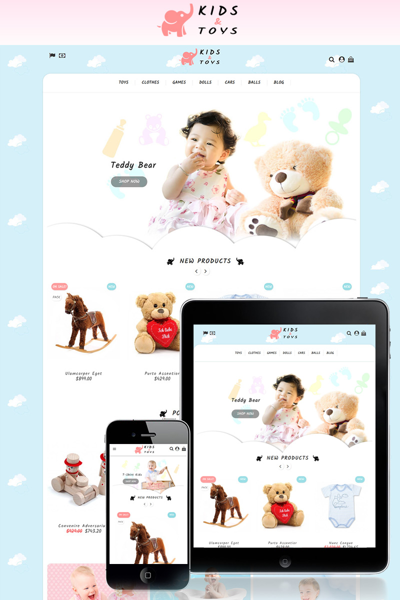 Kids Toys Store PrestaShop Theme - screenshot