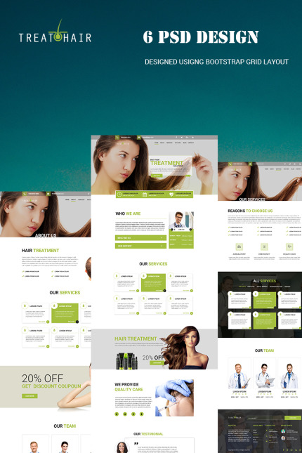 Template #76809 Loss Hairloss Webdesign Template - Logo template Preview