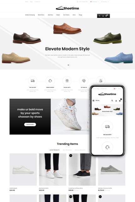 Template #76852 Shoes Clothes Webdesign Template - Logo template Preview