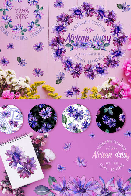 Template #76857 Daisy Watercolor Webdesign Template - Logo template Preview