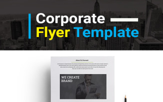 BRAND FLYER Templates with PSD File Format - Corporate Identity Template